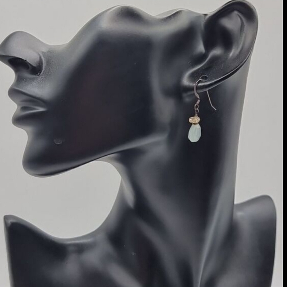VINTAGE BEADED DANGLE EARRINGS